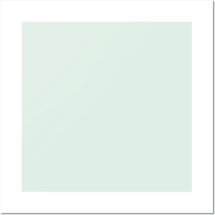 Minimalist pastel mint color decor Posters and Art